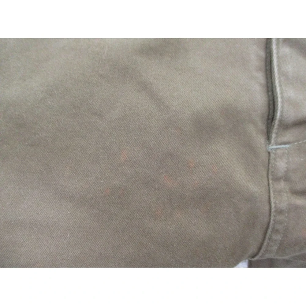 Wings + Horns Pants Mens 33 Green Brown Chino Button Fly Outdoor Casual Preppy A
